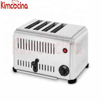 China Gastro Hotel Kimcocina Toaster 4 Slicer Tubes Electric Countertop Restaurant Heating Equipment For Muffin Bagel Bread Baked Bar Equipment for sale