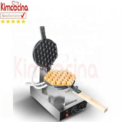 China High Efficiency Easy Operation Ice Cream Cone Bubble Eggettes Egg Puff Cake Waffle Iron Maker Machine Electric Baker Bar Equipment for sale