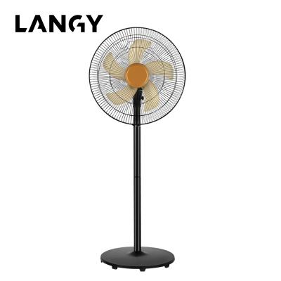 China Langy Supply Remote Control Solar Plastic Louvered Wall Fan Solar Standing Fan Home Use for sale