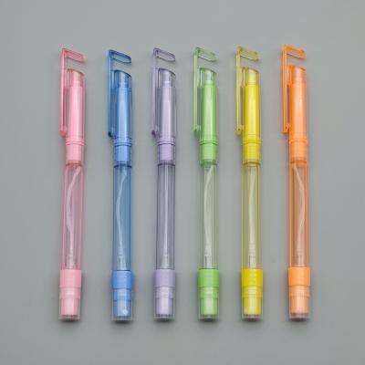 China Multi-function fluorescent spray pen holder mobile phone candy color pen contracted promotional pen for sale