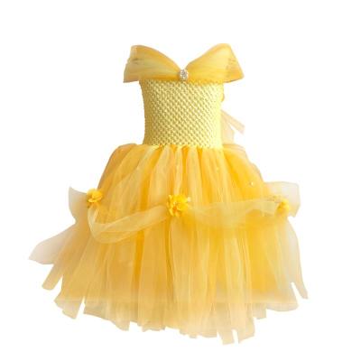 China 2021 Wholesale China Girl Bell Tulle Breathable Costumes Fluffy Fancy Princess 2021 Halloween Tutu Dresses for sale