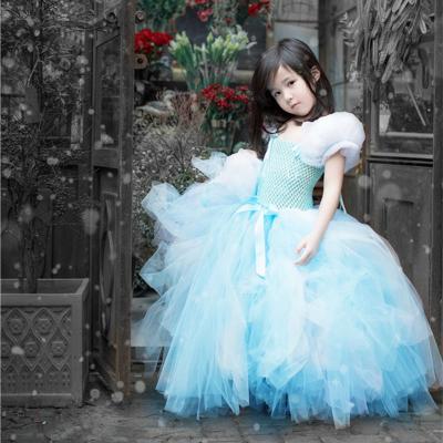 China High Quality Custom Made Breathable Kids Dress Fluffy Princess Girls Party Birthday Pageant Dresses for sale