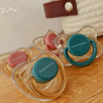 China Comfortable Feeding Wholesale Elephant Shape Safety Food Grade Silicone Soft Baby Pacifier for sale