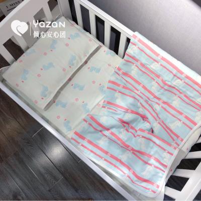 China PORTABLE 100% Organic Cotton Gauze Muslin Cracked Waffle Baby 4/6 Layer Blanket for sale