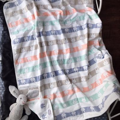 China PORTABLE Wholesale Muslin Cloth Organic Cotton Soft Wrap Baby Blanket for sale