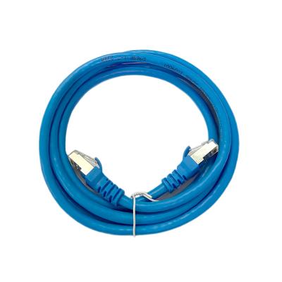 China Networking communication patch cord 1m 2m 3m 5m Cat6a SFTP jumper cable Ethernet cable rj45 cat6a for sale