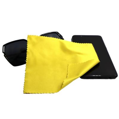 China Viable High Quality Logo Printed Mobile Phone Screen Cleaning Cloth Mobile Phone Electronic Cleaning Cloth for sale