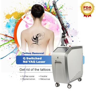 China Pigment removal 2021 q switch ND yag laser genesis professional nd yag 532 nm tattoo removal 1064 with CE ISO medical certificate for sale