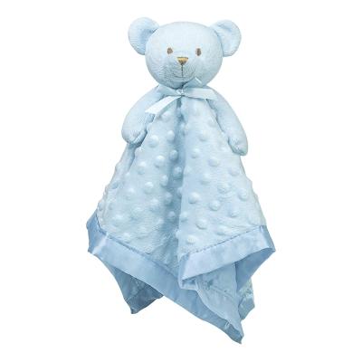 China Lovely Baby Toddler Nursery Plush Stuffed Plush Security Blanket Anti-Static Infant Blanket for sale