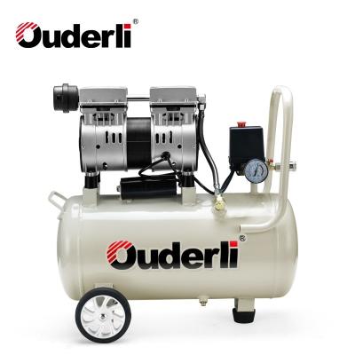 China Ouderli Oil Free Oil Free Minus Silent Air Compressor 40L/min 30L Quiet Tank OF-30L for sale