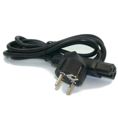 China EU standard 2pin power cord IEC 60320 C15 mains cord European VDE plug for sale