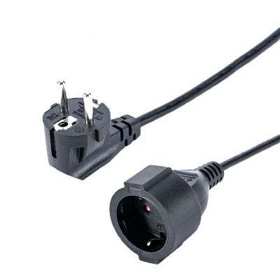 China Euro Consumer Electronics AC Power Cord Cable 16A 250V VDE Power Line PVC Material Power Cord for sale