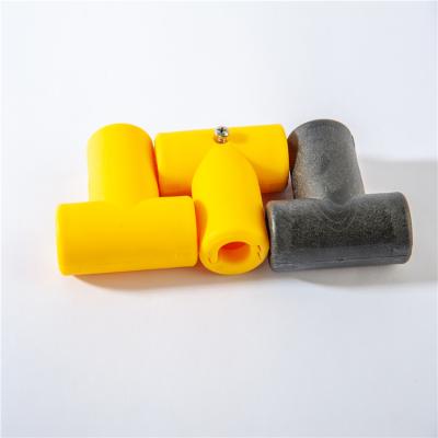 China Durable Plastic T Connector For Playground Rope Use Plastics Connectors With Screw Combination for sale