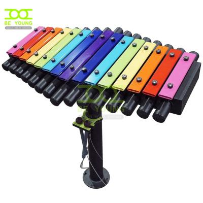 China Outdoor Aluminum Alloy Oud Music Xylophone Toy Park Percussion Wall Parks Musical Kids Toys Flower Harmony Education Diy Space Play Equipment for sale