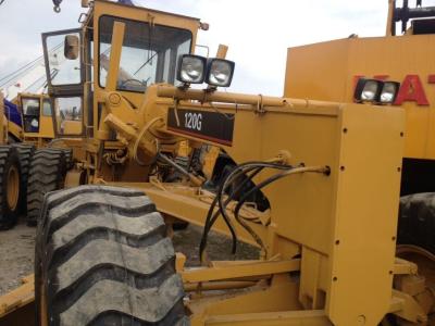 China 11T weight Used Motor Grader Caterpillar 120G 3304 engine with Original Paint for sale