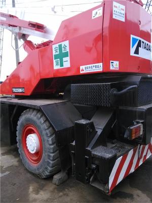 China 25T weight Used TADANO TR250M Rough Terrain Cran  with Original Paint for sale