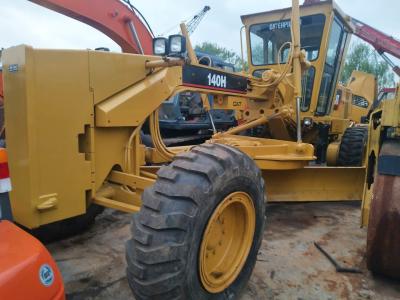 China 140H Used Motor Grader Caterpillar 15T weight 3306 engine with Original Paint for sale