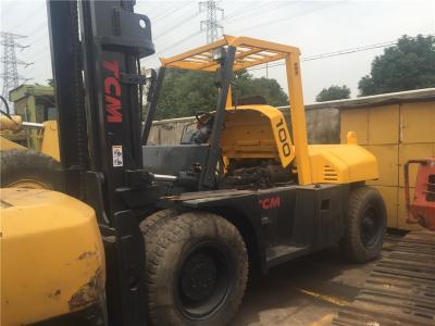 China Used TCM 10T Forklift ISUZU engine with Original Paint for sale