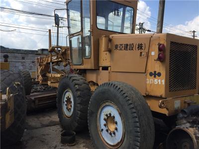 China Used Motor Grader Komatsu GD511 S6D95L engine 11T weight with Original Paint for sale