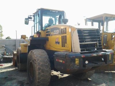 China Used Komatsu WA320 Wheel Loader 13T weight  S6D108 engine with Original Paint for sale