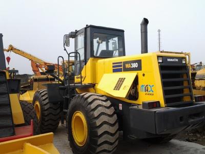 China Used Komatsu WA380 Wheel Loader 16T weight  S6D108 engine with Original Paint for sale