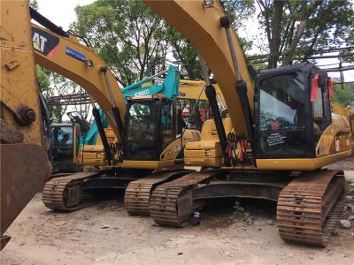 China 24T weight Used Crawler Excavator Caterpillar 324D C7 engine with Original Paint for sale