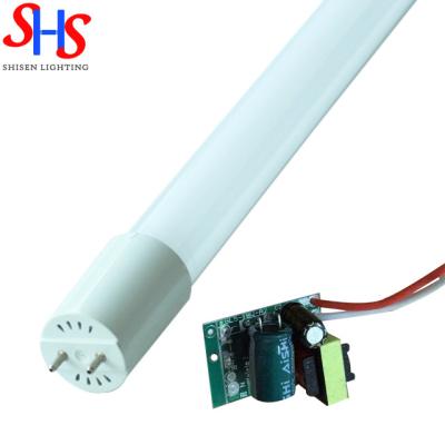 China WAREHOUSE led tube light 20W 15W 10W high lumen 100lm/w China 1.2m 0.9m 0.6m 4ft 3ft 2ft t8 glass tube LED tube lights for sale