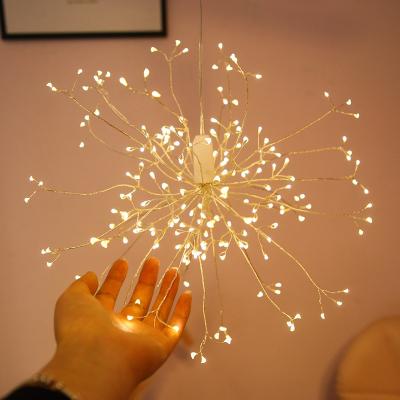 China beauty decoration christmas led firework decoration light copper lighting for outdoor party decoration for sale