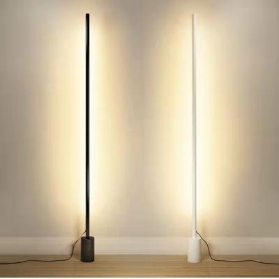 China Modern Creative Colorful LED Floor Lamp RGB APP Control Colorful Corner Standing Floor Lamp For Cafe Living Room for sale