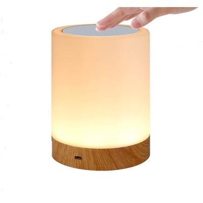 China Modern USB RGB Color Rechargeable Battery Changing Handing Night Light Kids Dimmable LED Bedside Desk Bedroom Table Touch Control Lamp for sale