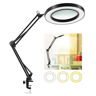 China Modern Mini Indoor Office Work Drawing Table Light 3x Magnifying Architect Grafits LED Night Lamp USB Charging Lamp for sale