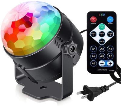 China Home Room Party Lights Portable Remote Control Home Lamp Disco Ball DJ RBG Bar Par Stage Light Mini Strobe LED for sale