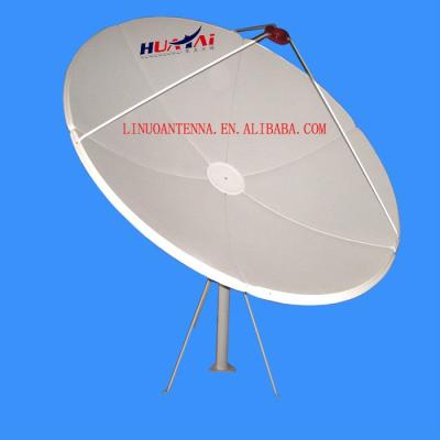 China 240 c-band satellite dish steel antenna, pole mount for sale