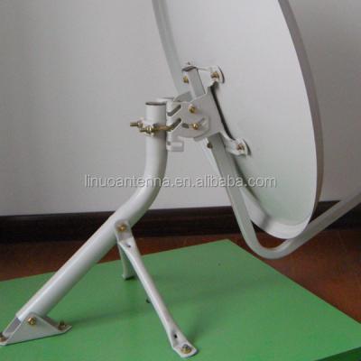 China KU BAND Pole Mount Antenna Ku 60cm Satellite Dish Antenna Steel for sale