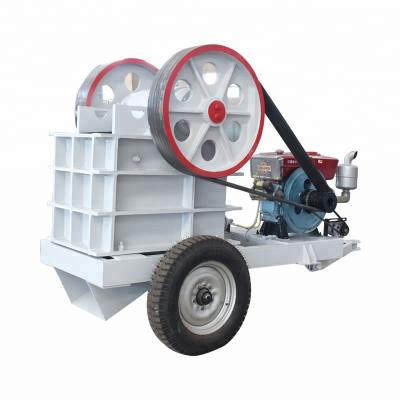 China Mining Machinery Mini Very Small Jaw Crusher with Diesel Engine Jaw Crusher 150x250 250x400 for sale