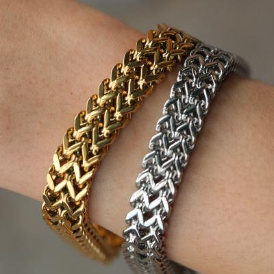 China Stainless Steel Keel Chain Hiphop Personality Hip Hop Male Accessories Bracelet for sale