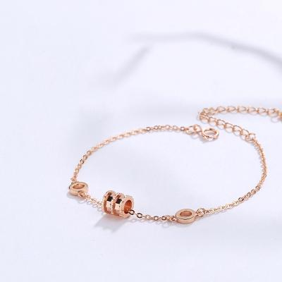 China TREND Jewelry S925 Sterling Silver Simple Ladies Fashion Niche Bracelet for sale