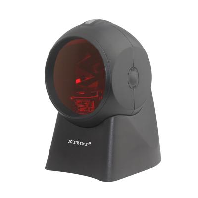 China XT7110 XTIOT 1D Laser Scanner Barcode Desktop 1D A4 Barcode Scanner for sale