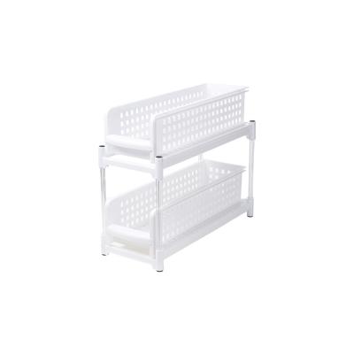 China Double Type Workable Kitchen Spice Rack Organizer Bathroom Bedroom Storage Rack Drawer Desk Racks & Holders for sale