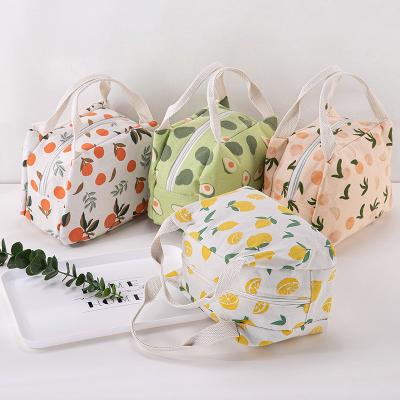 China cotton & Aaluminum Aluminum Foil Thickened Insulation Gag With/Hot Zipper Cold Items Storage Handbag Insulated Lunch Bag for sale