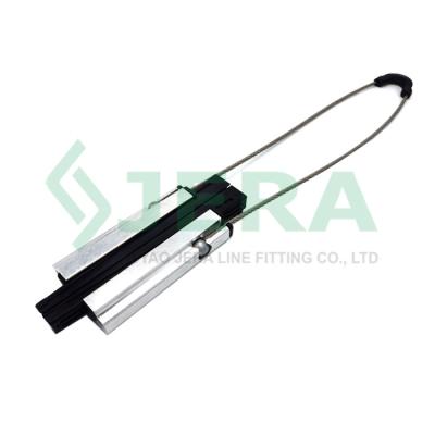 China FTTH Aluminum Aerial Wedge ADSS Cable JBG-1 Aluminum Clamp for sale