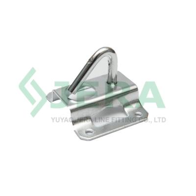 China FTTH drop wire clamp yk-01 ftth optical cable metal bracket for sale