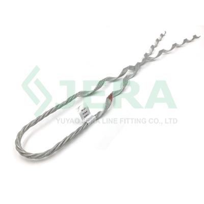 China Hot Dip Galvanized Competitive Price ADSS Steel Cable Type Grips Preformed Dead End Clamp for sale