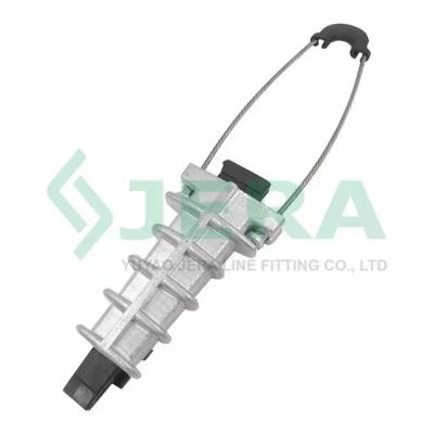 China FTTH Pa 1600 Tensile Clamp Porcelain ABC Cable Anchor Wedge Clamp for sale