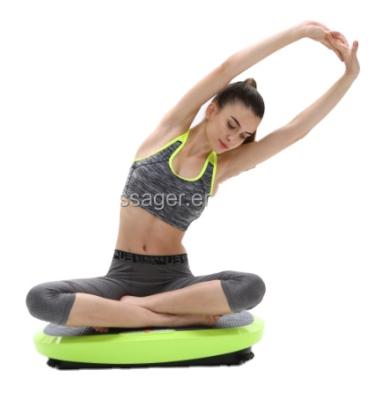 China Crazy Rhythm Fitness Machine Whole Body Strength Massager Home Vibrational Fitness Plate for sale