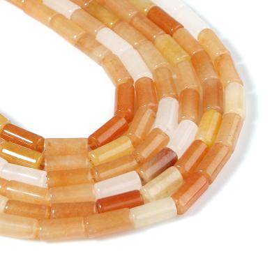 China DIY Jewelry Hand Making Jade Beads Stone Beads in Natural Gold Silk for Natural Stone Beads for Jewelry Making for sale