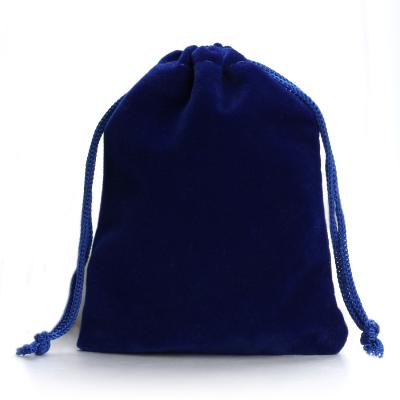 China 10pcs/bag 7x9cm Velvet Jewelry Packaging Velvet Drawstring Bags Christmas Wedding Gift Bags for sale