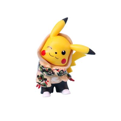 China Resin New Design Pikapika PVC Anime Action Number Cute Toy Home Decoration Car Decoration Birthday Gift for sale