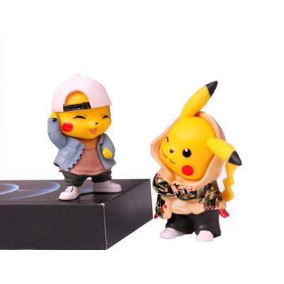 China Artificial Pikapika High Quality Cute Action Figure Toys Resin Decoration Home Birthday Gift for sale