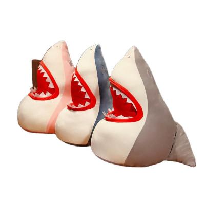 China Factory Supply Nap Pillow Spoof Shark Head Nap Pillow Shark Pillow Baby Anti-static Soft Plush Toy for sale